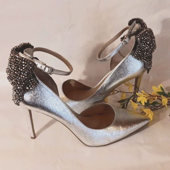 International Concepts Kaison Silver Heels - Picture 1 of 13